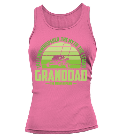 Funny Granddad Lawn Mowing Shirt Lawn Mower Mow Su Tank top Woman