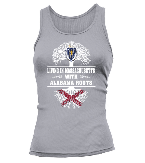 LIVING IN MASSACHUSETTS WITH ALABAMA ROOTS Tank top Woman