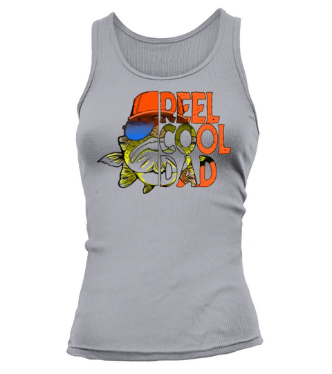 Reel Cool Dad Fishing Sunglasses Fathers Day Tank top Woman