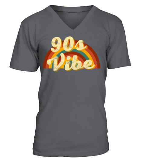 90s vibe vintage style V-Neck T-shirt