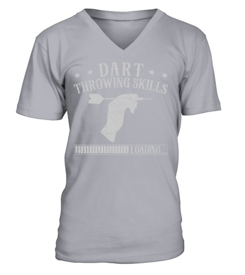 Darts Vintage Dart Throwing Skills V-Neck T-shirt