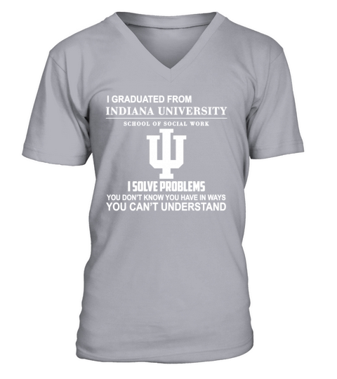 Indiana University School of Social Work V-Neck T-shirt