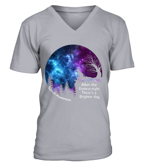 Labrador Retriever Suicide Awareness Pet Lovers V-Neck T-shirt