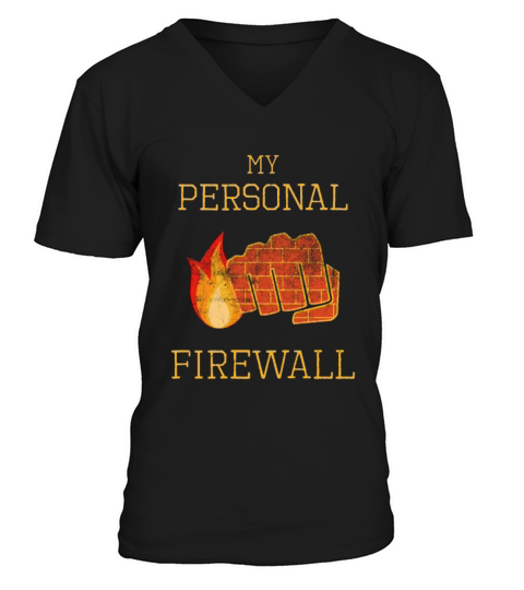 My Personal Firewall Vintage V-Neck T-shirt