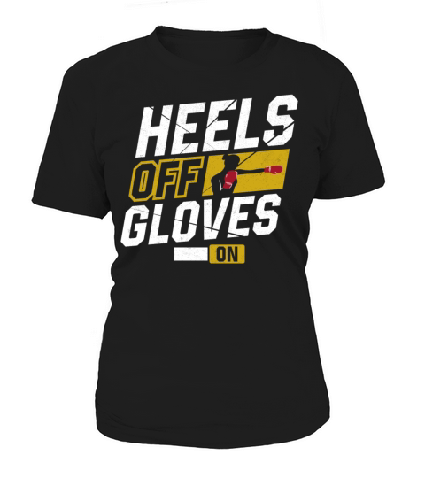 Boxing Girl Vintage Heels Off Women's T-Shirt
