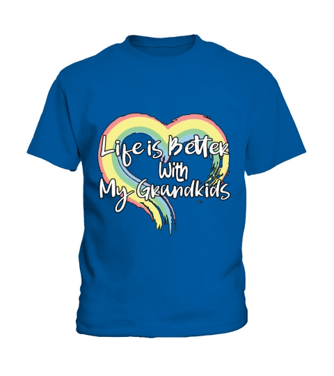 Awesome Life Is Better With My Grandkids Best Gran Kids T-Shirt