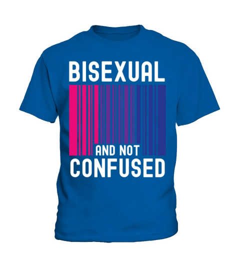 Bisexual Bi Pride Flag Bar Code Kids T-Shirt