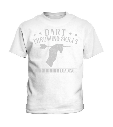 Darts Vintage Dart Throwing Skills Kids T-Shirt