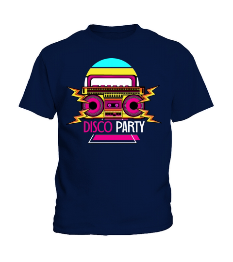 Disco Party Grandma or Grandpa Gift Kids T-Shirt