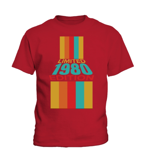 Retro Vintage 1980 Limited Edition 42th Birthday Kids T-Shirt