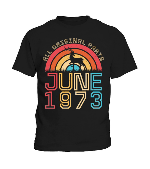 Vintage 1973 June Kids T-Shirt