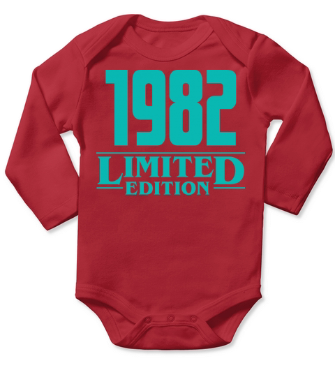 1982 Limited Edition 40th Birthday Long Sleeve Baby One-Piece