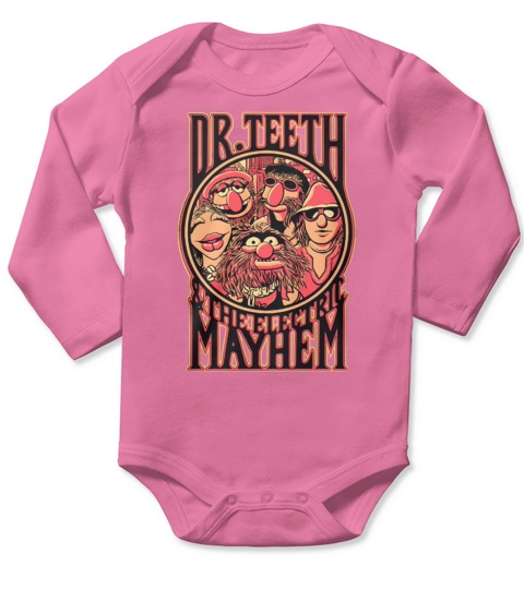 Dr. Teeth Long Sleeve Baby One-Piece