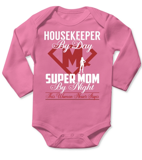 Housekeeper Long Sleeve Baby One-Piece