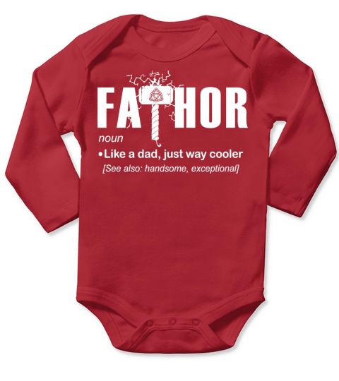Like Dad Just Way Long Sleeve Baby One-Piece