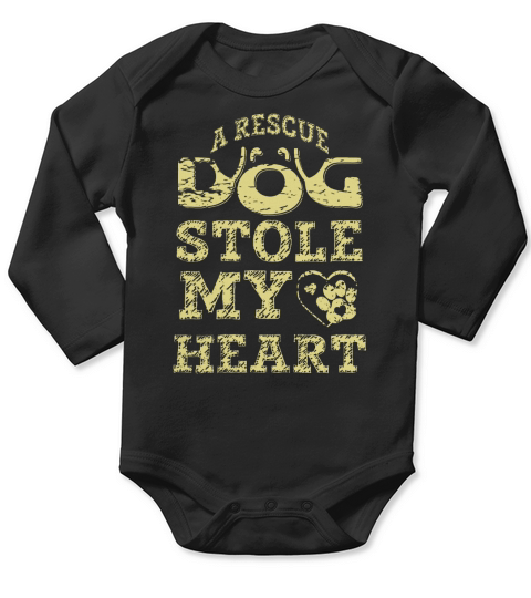 Rescue Dog Long Sleeve Baby One-Piece