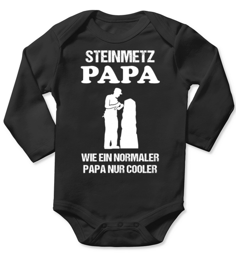 Stonemason Dad Quote Craftsman Profession Gift Long Sleeve Baby One-Piece