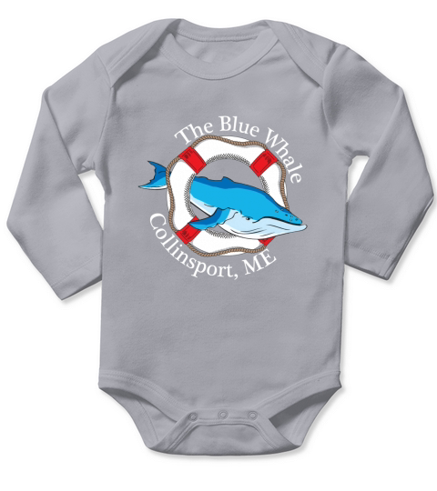 The Blue Whale (Dark Shadows 60s TV show) T-Shirt Long Sleeve Baby One-Piece