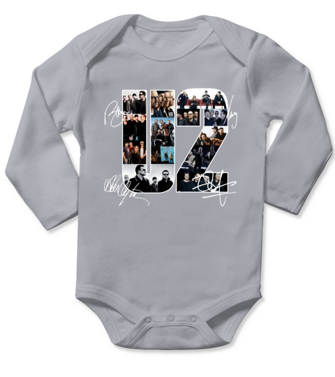 U2 Signatures shirt Long Sleeve Baby One-Piece