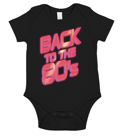 Back to the 80s Short Sleeve Baby One-Piece