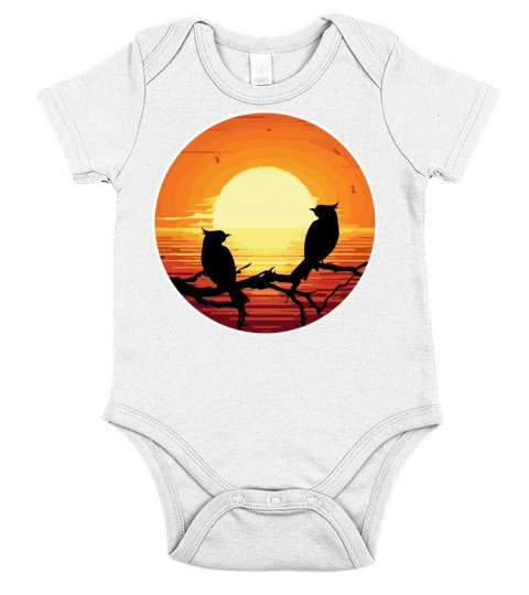 Bird Sun Conservationist or Ecologist Gift Short Sleeve Baby One-Piece