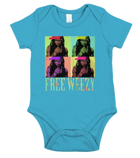 Free Weezy Lil Wayne - Baby Onesie Short Sleeve Baby One-Piece