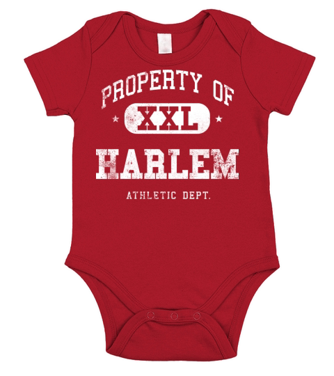 Harlem XXL Property of Athletic Department Short Sleeve Baby One-Piece