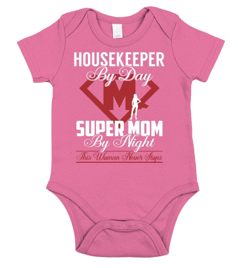 Housekeeper Short Sleeve Baby One-Piece