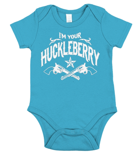 Im Your Huckleberry Short Sleeve Baby One-Piece