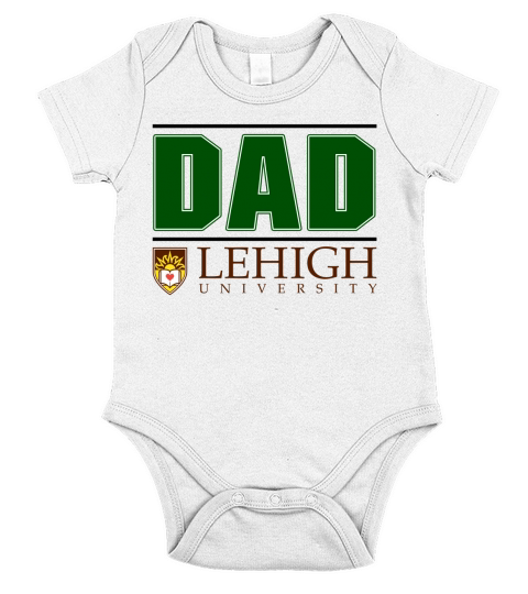 Lehigh University Proud Dad Parents Day 2020 Short Sleeve Baby One-Piece