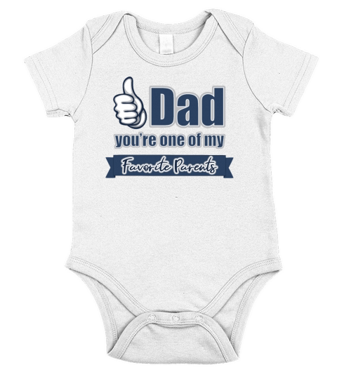 My favorite dad Short Sleeve Baby One-Piece