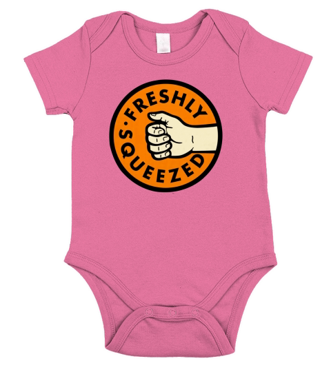 Orange Cassidy Freshly Squeezed shirt - Baby Onesie Short Sleeve Baby One-Piece