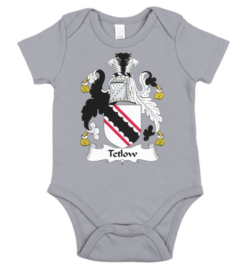 Tetlow Family Crest British Family Crests Short Sleeve Baby One-Piece