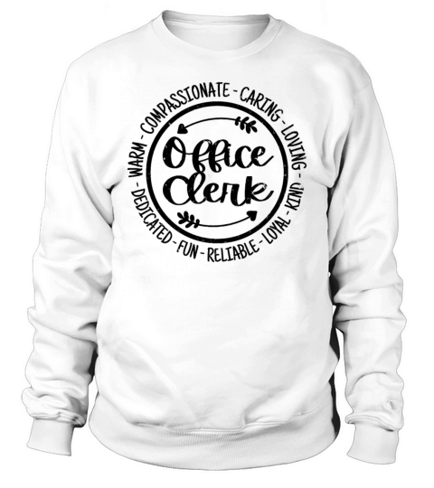 Office Clerk Vintage Gift Sweatshirt Unisex