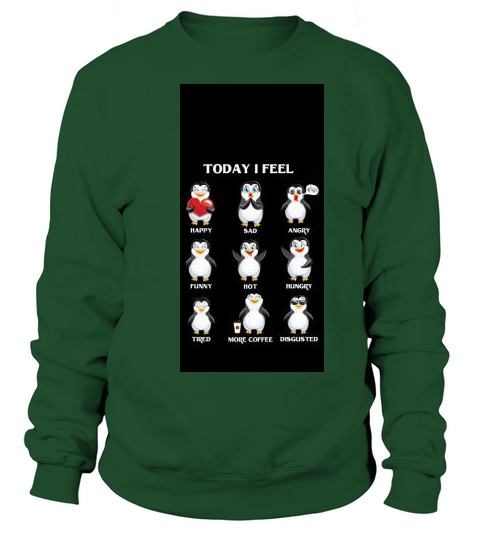 Penguin Today I Feel - iPhone 8 Plus Case Sweatshirt Unisex