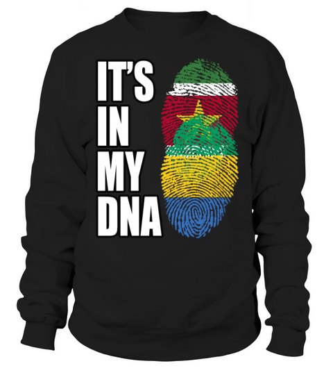 Surinamese And Gabonese Vintage Heritage DNA Flag Sweatshirt Unisex