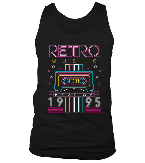 Best Of 1995 Retro Cassette Vintage Birthday Tank Top Unisex