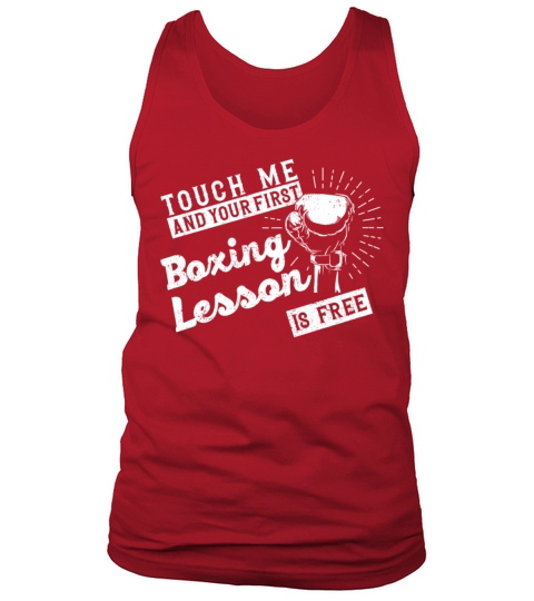 Boxing Vintage Touch Me And Your Tank Top Unisex