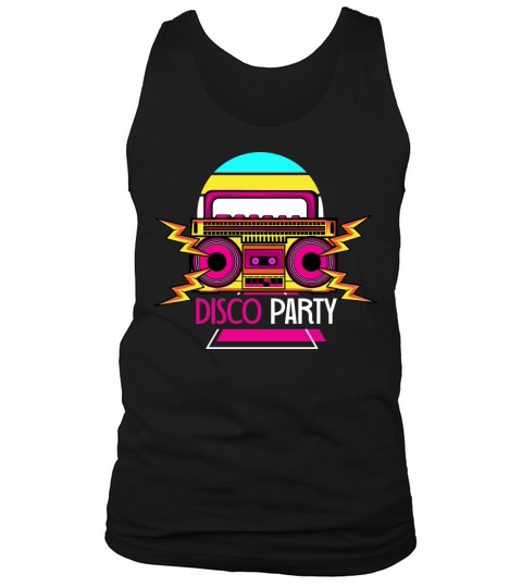 Disco Party Grandma or Grandpa Gift Tank Top Unisex