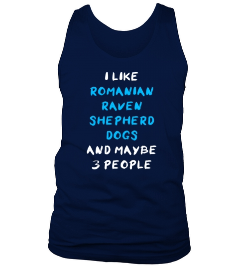 Romanian Raven Shepherd Dog Funny Tank Top Unisex
