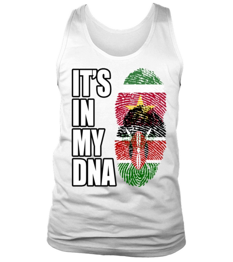 Surinamese And Kenyan Vintage Heritage DNA Flag Tank Top Unisex