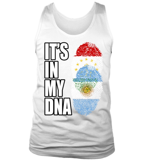 Tajikistani And Argentinian Vintage Heritage DNA F Tank Top Unisex