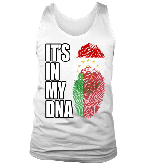 Tajikistani And Belarusian Vintage Heritage DNA Fl Tank Top Unisex