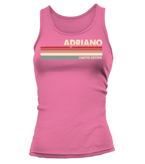 Adriano - Funny Retro Vintage Name 80s 90s Tank top Woman