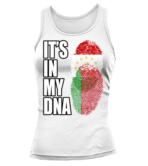 Tajikistani And Belarusian Vintage Heritage DNA Fl Tank top Woman