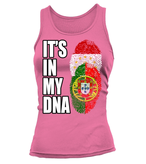 Tajikistani And Portuguese Vintage Heritage DNA Fl Tank top Woman