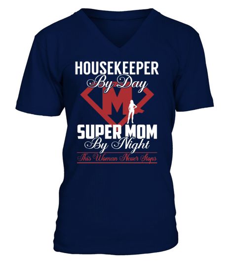Housekeeper V-Neck T-shirt