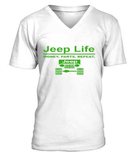 Jeep Life  Money Parts RepeatT shirt V-Neck T-shirt