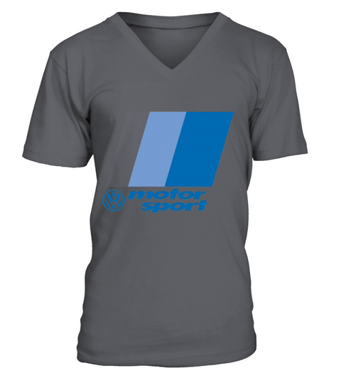 Logo of VW Motorsport V-Neck T-shirt