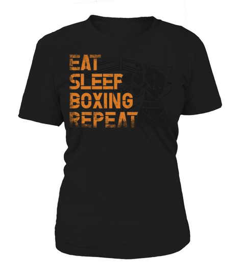 Boxing Vintage Eat Sleep Boxing Women's T-Shirt